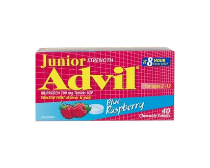 Advil Cold & Sinus Jr Chews, Raspberry - 40.0 EA