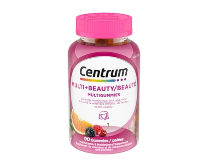 Centrum MultiGummies Multivitamin Supplement, Cherry, Berry & Orange - 90.0 EA