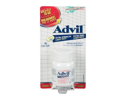 Advil Extra Strength Ibuprofen Capsules 400 mg Travel Pack 10 Liqui-Gels - 10 CAP