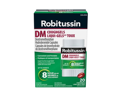 Robitussin DM Coughgels - 20 CAP