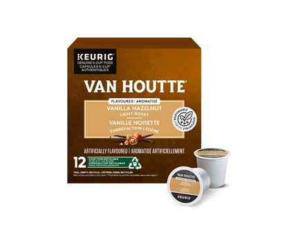 Keurig Vanilla Hazelnut, Light Roast, K-Cup Coffee Pods, 12 Count - 12.0 EA