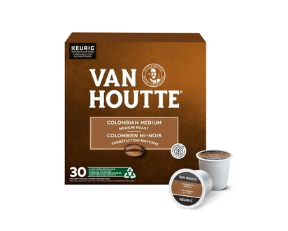 Van Houtte Capsules K-Cup de café colombien noir, torréfaction foncée - 30 CHA