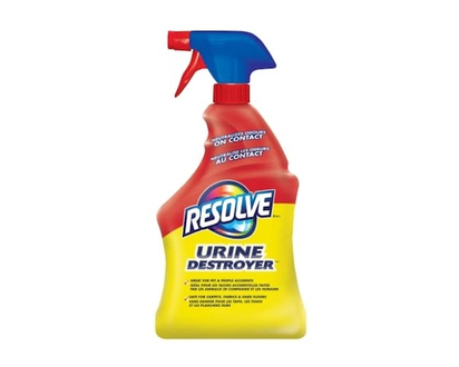 Resolve Urine Destroyer, Clean & Neutralizes Odours on Carpet, Fabric & Hardwood - 946.0 ML