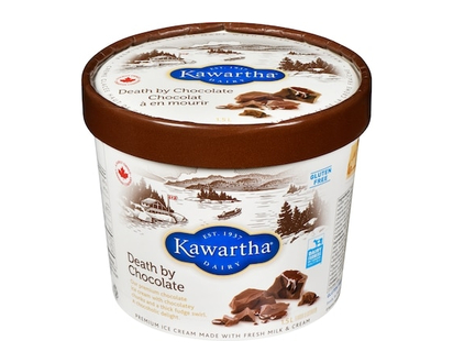 Kawartha Premium Ice Cream Made With Fresh Milk & Cream Death By Chocolate - 1.5 L