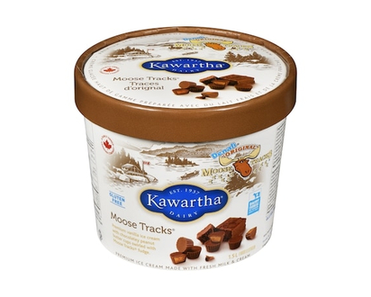 Kawartha Premium Ice Cream Made With Fresh Milk & Cream Moose Tracks - 1.5 L