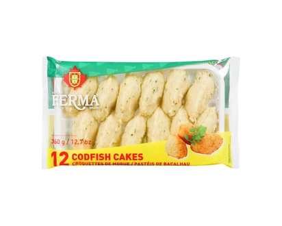 Ferma Frozen Codfish Cakes - 360.0 G
