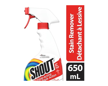 Shout Triple-Acting Laundry Stain Remover Spray - 650.0 ML