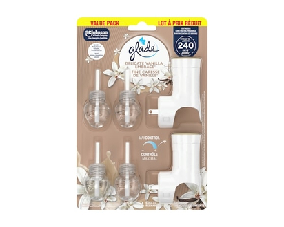 Glade Plugins Scented Oil Delicate Vanilla Embrace Value Pack - 6.0 EA