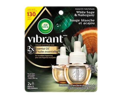 Air Wick Scented Oil - Refill - Vibrant™ White Sage & Mahogany - 23.9 ML