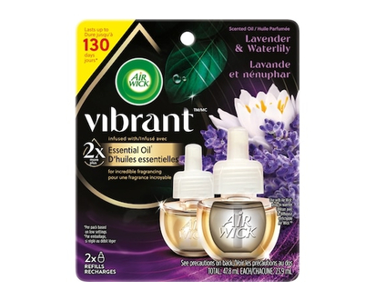 Air Wick Scented Oil - Refill -Vibrant™ Lavender & Waterlily - 23.9 ML