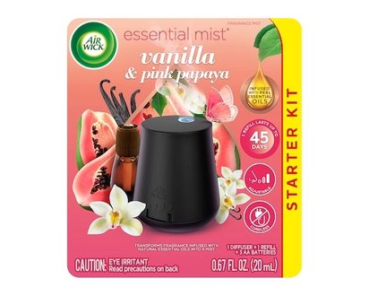 Air Wick ESSENTIAL MIST® - Kit - 1+1 Vanilla & Pink Papaya™ - 20.0 ML