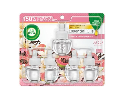 Air Wick HUILES PARFUMÉE Recharge - Vanilla & Pink Papaya MC - 5.0 EA