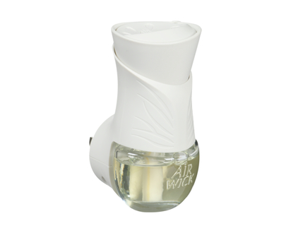 Air Wick Plug-in Air Freshener, Scented Oil Kit, Crisp Linen, 1 Plug-in + 1 Refill - 1.0 EA