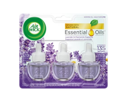 Plug-in Air Freshener, Scented Oil Refills, Lavender & Chamomile - 20.0 ML