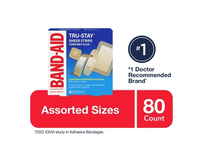 Band-Aid Plastic Comfort - 80.0 EA