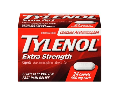 Tylenol 500 Mg Caplets - 24.0 EA