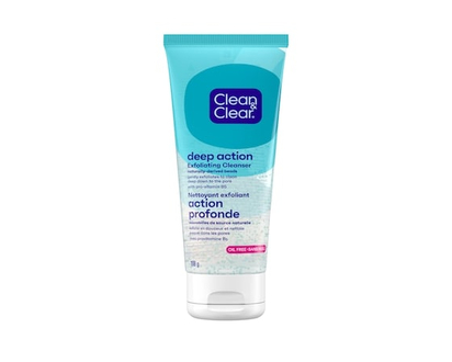 Clean & Clear Deep Action Exfoliating Cleanser - 198.0 G