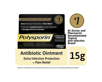 Polysporin Complete Antibiotic Ointment - 15.0 G