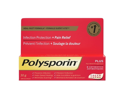 Polysporin Plus Pain Relief Cream - 30.0 G