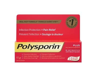 Polysporin Plus Pain Relief Cream - 15.0 G