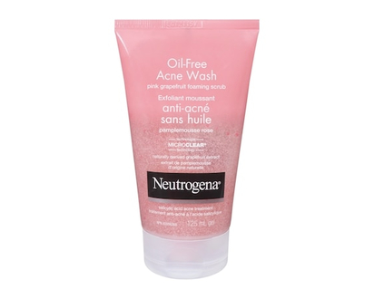 Neutrogena Oil Free Acne Wash Pink Grapefruit, Foaming Scrub - 125.0 ML