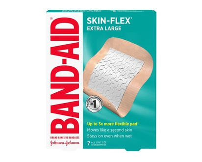 Band-Aid Skin-Flex Extra Large Adhesive Bandages - 7.0 EA