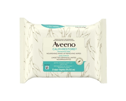 Aveeno Calm + Restore Lingettes démaquillantes nourrissantes - 25 CHA