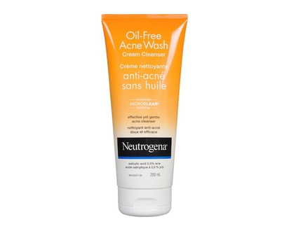 Neutrogena Cream Cleanser Oil-Free Acne Wash - 200.0 ML