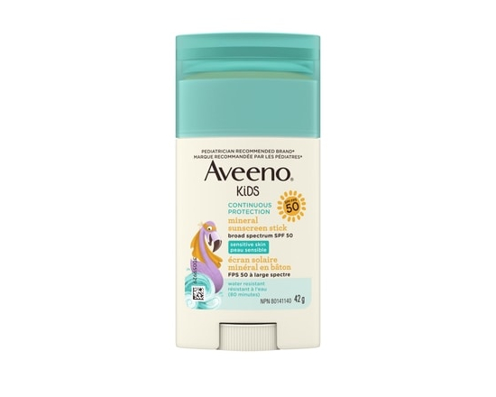 Kids Continuous Protection Mineral Sunscreen Stick SPF 50 Sensitive Skin - 42.0 G