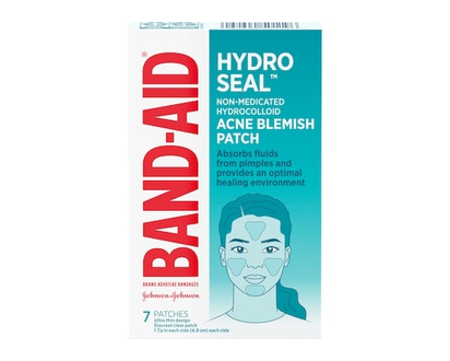 Band-Aid Hydro Seal Acne Blemish Patch - Hydrocolloid Pimple Patches, Face Pimple Spot Care - 7.0 EA
