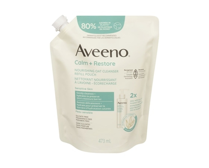 Aveeno Calm & Restore Nourish Oat Cleanser Pouch - 473.0 ML