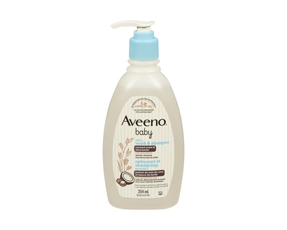 Aveeno Baby Daily Moisturizing Wash & Shampoo Coconut Scented - 354.0 ML