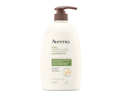 Aveeno Daily Moisturizing Body Lotion Fragrance Free - 975.0 ML