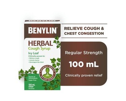Benylin Herbal Cough Syrup, Ivy Leaf - 100.0 ML