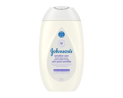 Johnson's Jbaby Sensitive Cream Light Scent - 400 ML