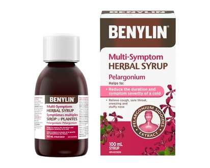 Benylin Multi-Symptom Herbal Syrup Pelargonium - 100.0 ML