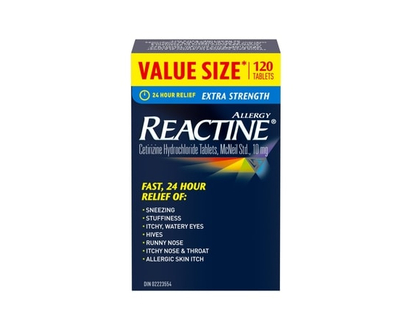 Reactine Extra Strength Tablets - 120.0 EA