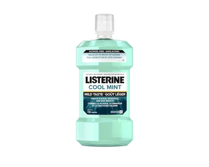 Listerine Cool Mint Zero Antiseptic Mouthwash, Alcohol Free - 1.0 L