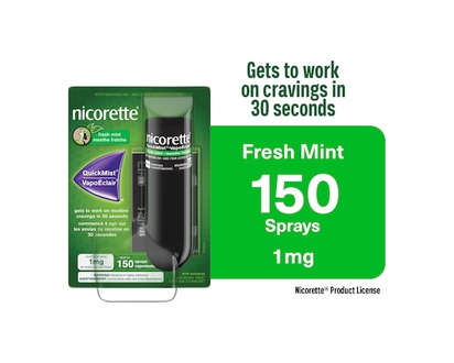 Nicorette Nicotine QuickMist Spray, Fresh Mint 1 mg - 1.0 EA