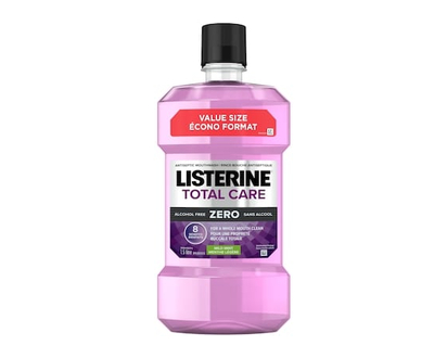 Listerine Total Care Zero Antiseptic Mouthwash, Alcohol Free - 1 L