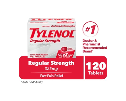 Regular Strength EZ Tabs - 120.0 EA