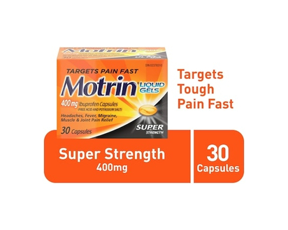 Motrin 400 Mg Liquid Gels - 30.0 EA