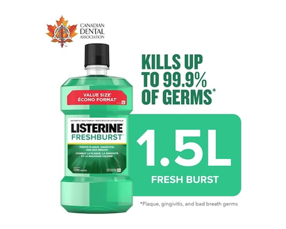Listerine Fresh Burst Antiseptic Mouthwash - 1.5 L