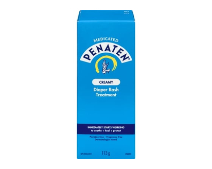 Penaten Medicated Diaper Rash Cream for Baby, Zinc Oxide Cream - 113 G