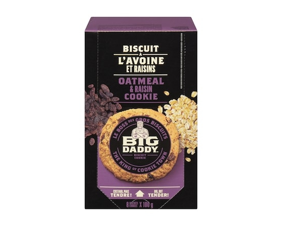 Cookie Oatmeal & Raisin Pack of 8 - 100.0 G