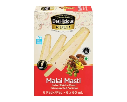 Desi-licious Malai Masti Kulfi Indian Style Ice Cream - 360.0 ML