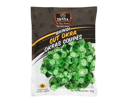 Divya Bhindi Cut Okra - 315.0 G