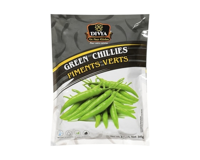 Divya Green Chillies - 315.0 G