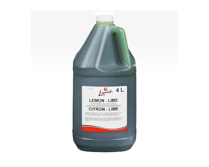 Sirop de saveur pour barbotine citron - lime - 4.0 L