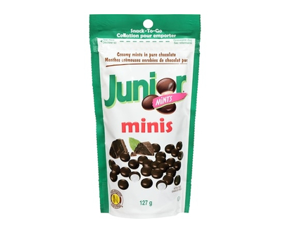 Junior Mints Minis Creamy Mints In Pure Chocolate - 127.0 G